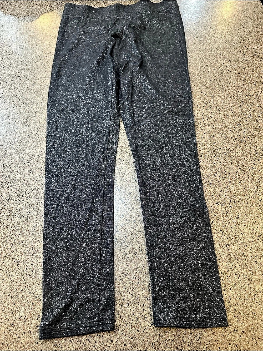 American Eagle Sparkle Leggings in Black Size Medium Like New